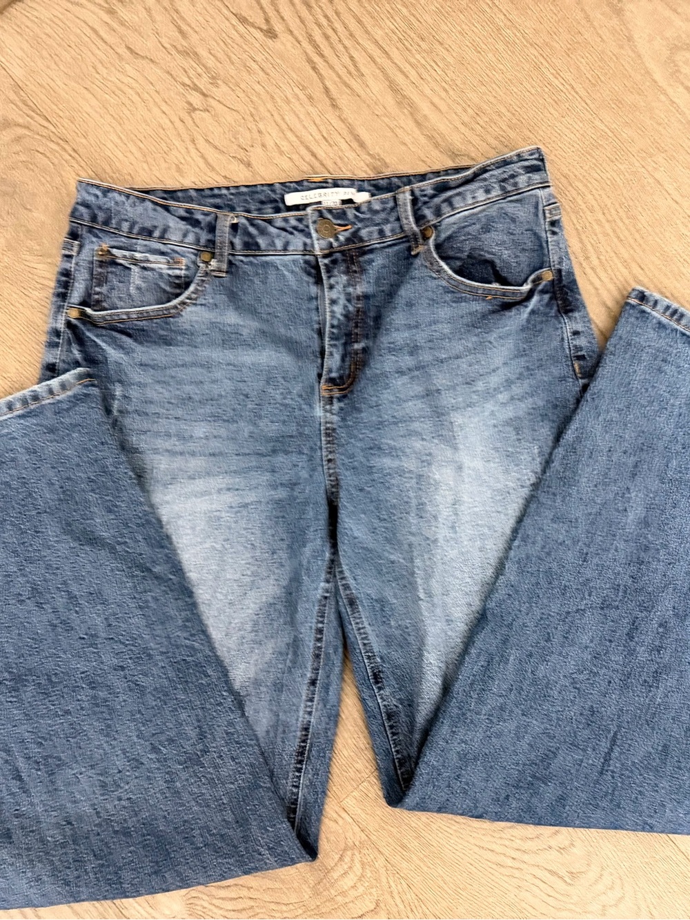Celebrity Pink Light Blue Flare Jeans